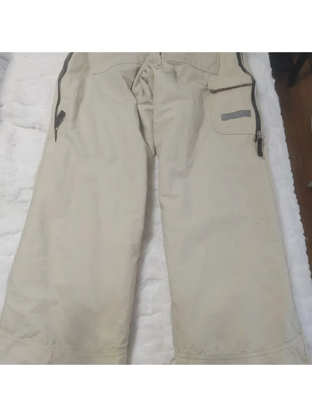 Burton Snowboards Men's Bio Lite Beige Cargo Snow Pants Med